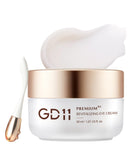 GD11 Premium RX Revitalizing Eye Cream with Metal Massager | Anti-Aging & Anti-Wrinkle Cream That Firms and Lifts the Eye Area with Exosomes, Stem Cell Conditioned Media & Shea Butter 1.01 oz.