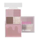 I'M MEME Mini 2-in-1 Palette - Multi Cube | Portable, Versatile, 4 Eye-shadows and 2 Blush, 06 Icy Taro, 0.27 Oz