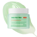 AVCA Quick Calming Cica Tea Tree Facial Cream for Comforted and Refreshed Skin 100ml/3.38Oz
