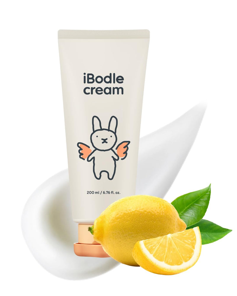 Cream Lemon, Korean Skin Care for Newborns&Sensitive Skin-Unacidic, Hypoallergenic Moisturizer with Centella Asiatica Extract-Gentle, Safe, and Soothing Hydration for All Ages 200ml/6.76 fl oz