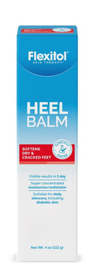 Flexitol Heel Balm, Rich Moisturizing & Exfoliating Foot Cream, Original Version, 4 Oz