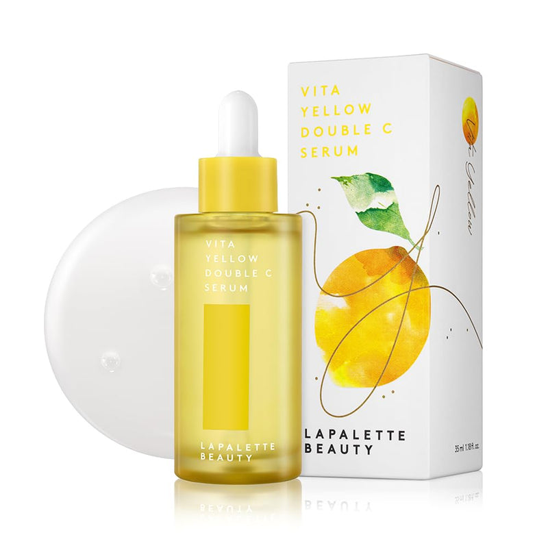 Beauty Vita Yellow Double C Serum. 1.18 Fl.oz | Nourishing & Skin Firming Effects | 9 Essential Vitamins | Korean Skincare | Indian Gooseberry | Antioxidant Benefits