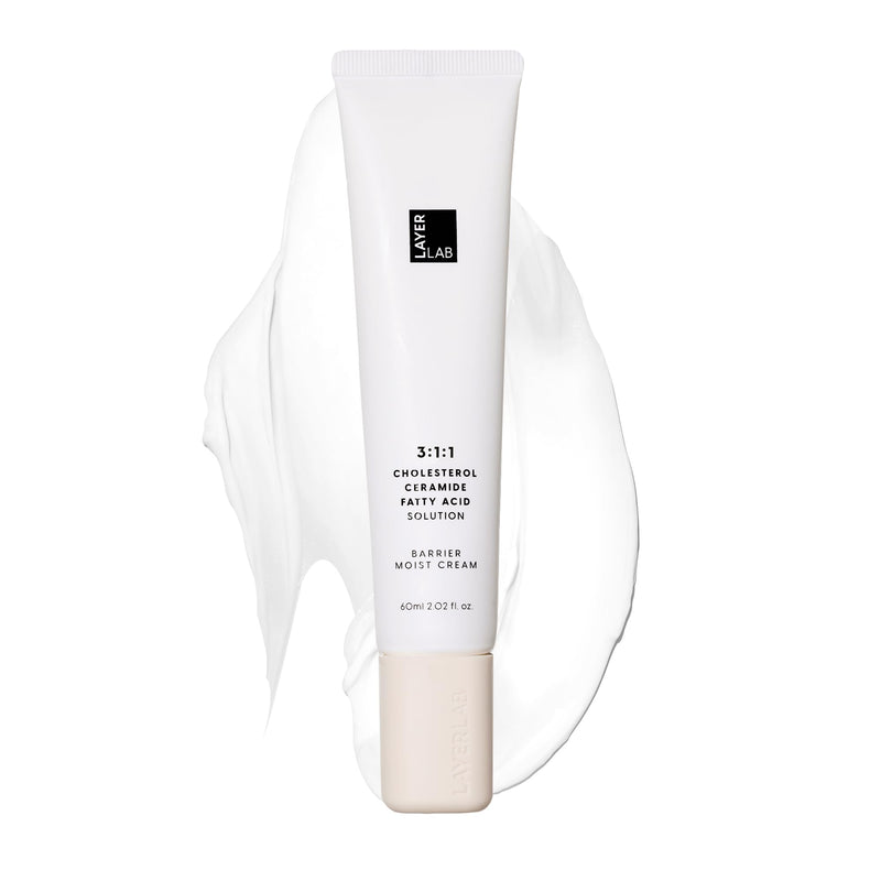 Barrier Moist Cream 100H Hydration Face Moisturizer with Ceramide & Cholesterol Shea Butter & Squalane for Skin Barrier Repair K-Beauty Skincare (2.02 fl oz)