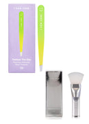 I DEW CARE Soft Silicone Face Mask Brush + Tweezer - Tweeze The Day Bundle