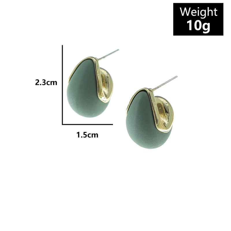 European And American Fashion Simple Irregular Earrings