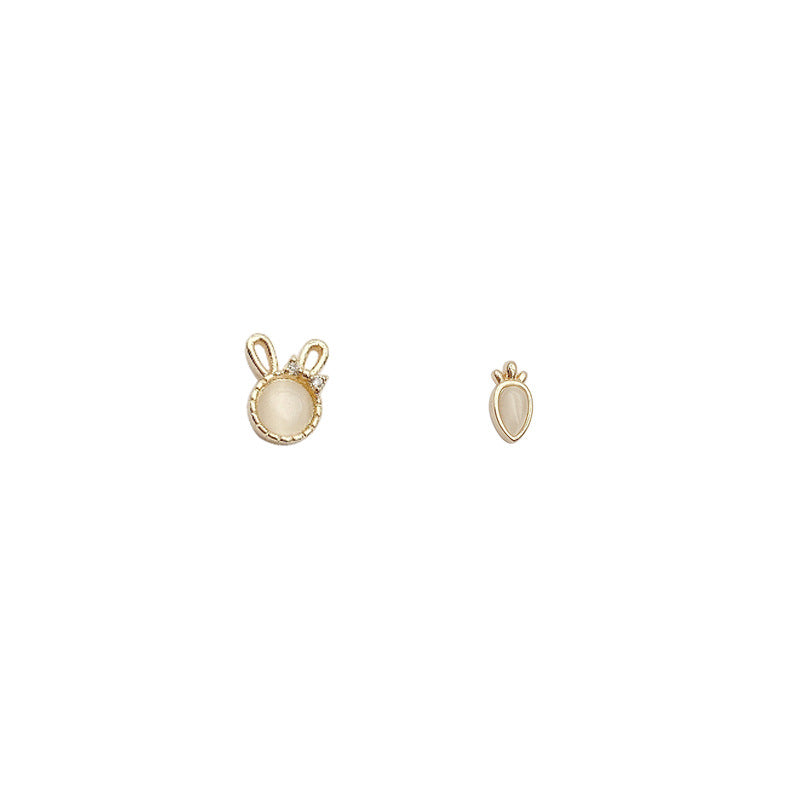 Women's Cute Fashion Simple Bunny Radish Earrings