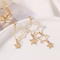 Temperament Earrings Sterling Silver Cold Wind  Female