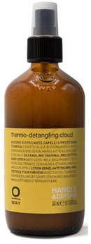 0way Thermo-Detangling Cloud (formerly Thermal Stress Protector) Hair Lotion with Heat Protection, Made in Italy with Biodynamic Ingredients (8.1 oz)