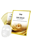 1000mg Collagen + 24K Gold Ampoule Sheet Mask | Collagen Face Masks Skincare | For Tightening, Hydrating, and Nourishing | Korean Skin Care | Overnight Face Masks | Moisturizing Sheet Mask | 10 Sheets