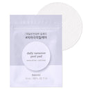 Nooni Korean Facial Peel Toner Pads - Daily Turnover Peel with AHA & Glycolic Acid, Centella Asiatica Extract, 7 Count Travel Set