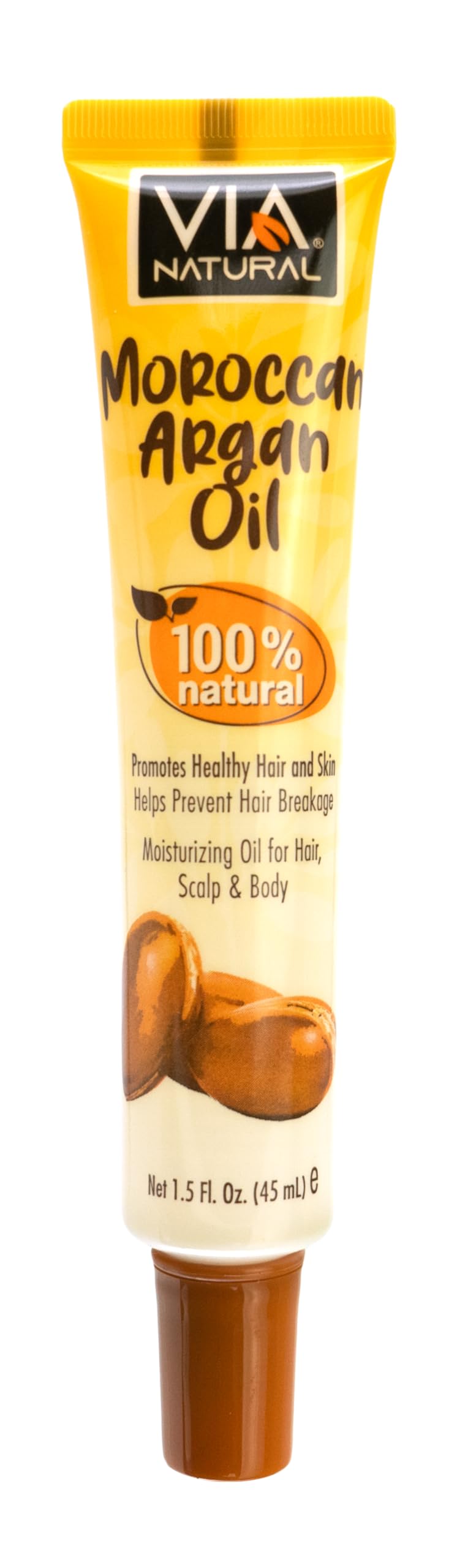 100% Natural Moroccan Argan Oil 1.5 Fl Oz (Pack of 1)