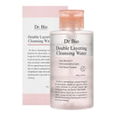 Dr. Bio Double Layering Cleansing Water (16.9oz/480ml) | Face Cleanser and Makeup Remover, Micellar Cleansing Water for Sensitive Skin, Probiotic Soothing and Hydration, Korean Skin Care, Vegan
