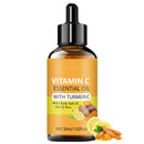 Vitamin C Turmeric Face Oil, Turmeric Facial Oils for Face Anti aging, Reduce Wrinkles & Fine Lines, Firming Skin, Dark Spot Remover, Even Skin Tone, Hydrate Dry Skin, Enhanced Skin Barrier