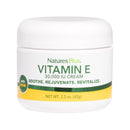 Natures Plus Vitamin E Cream - 30,000 iu, 2.2 oz - Helps Relieve Dry Skin, May Soothe Minor Skin Irritations- with MSM, Aloe Vera, Vitamins A & D - Vegan, Vegetarian