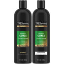 TRESemmŽ Shampoo and Conditioner, Bouncy Curls with Coconut Infusion Hydration, Heat Protection & Frizz Control for Curly Hair, 16.5 Oz Ea