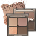 MERZY Mood Fit Eyeshadow Pallete, Matte, Shimmer, Glitter, Pearls, Highly Pigments, Long-Wearing (Drowsy Nude)