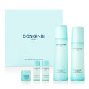 Donginbi Hydra Bounce Skin Care Set - Hydrating Toner(5.07 floz), Korean Red Ginseng Essence(4.4 floz), Firming Cream, and Face Moisturizer with Hyaluronic Acid, Korean Skin Care Gifts for Women