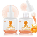 20% Vitamin C Serum for Face Care with Hyaluronic Acid,Boost Radiance & Reduce Wrinkles, Improve Appearance of Dark Spots,Fine Lines & Wrinkles,for Normal or Oily Skin Control -2 Pack