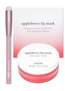 NOONI Lip Butter Bundle - Lip Smudge Brush + Lip Butter Overnight Melting Balm (Appleberry) | Hydrating, Nourishing, Lip Balm, Soothing, Moisturizing