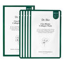 Cica Biome Collagen Mask (5ea), Vegan Collagen-Coated Mask with 3x Collagen Boost for Elasticity and Firming, Skin Repairing, Radiant Skin, Anti Aging, Lifting, Hydrating, Korean Skincare