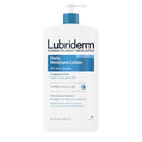 Lubriderm Fragrance Free Daily Moisture Lotion + Pro-Ceramide, Shea Butter & Glycerin, Face, Hand & Body Lotion for Sensitive Skin, Hydrating Lotion for Healthier-Looking Skin, 24 fl. oz
