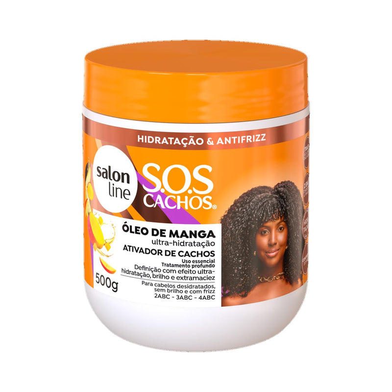 (Salon Line Treatment (SOS Curls) Collection - Umidificador Moisturizing Curl Activator Net 17.65 Oz) - 500 Gr
