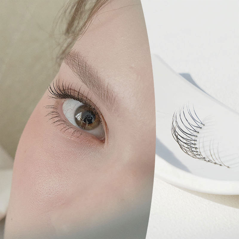 THE TOOL LAB Happyrim Eyelash Individual 1pack (3pair) - Eyelash Soft Eyelashes Natural Popular Dramatic False Eyelashes 1pack (3 pairs)(115I)