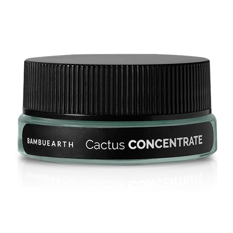 BAMBU EARTH Cactus Concentrate Face Moisturizer (.14 oz) - Intense Facial Hydration - Organic Ingredients & EWG Certified - Skin Care Solution for Dry, Oily & Mature Skin