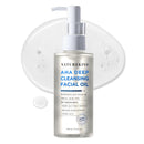 AHA Deep Cleansing Facial Oil with Jojoba Oil, Tea Tree Oil, PHA and Centella Asiatica, Korean Blackhead Remover, Pore Cleaner and Sebum Remover, 145ml, 4.9 fl. oz.