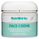 NutriBiotic Antioxidant Properties Face Cream, 2 Oz with GSE | Deep Moisturizing with Aloe, Botanical Oils, DMAE, Tocotrienols, Vitamin C Ester, Alpha Lipoic Acid | Natural Fragrance | Paraben Free