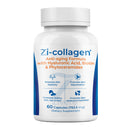 Zi-Collagen - Premium Collagen Capsules with Phytoceramides Hyaluronic Acid and Biotin - Skin Hair and Nails Advanced Anti Aging Supplement - Multivitamin for Women & Men - 60 Pills