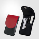 Korean Nail Clipper! World No. 1. Three Seven (777) Travel Manicure Grooming Kit Nail Clipper Set (4 PCs, TS-32RXC), Made in Korea, Since 1975.