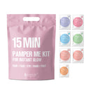 15 Min Pamper Me Kit by Naisture Korean Spa and Skincare Kit for Women with Hair Mask, Hand and Foot Masks, Eye Mask, and Face Masks