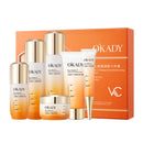 O'KADY Skincare Sets & Vitamin C ,Face Care Set for Women,Day & Night Skincare Gift with Cleanser, Toner, Serum, Eye Cream, Moisturizing Cream,Night Cream for Women Teen Girls Birthday(6 Pcs)