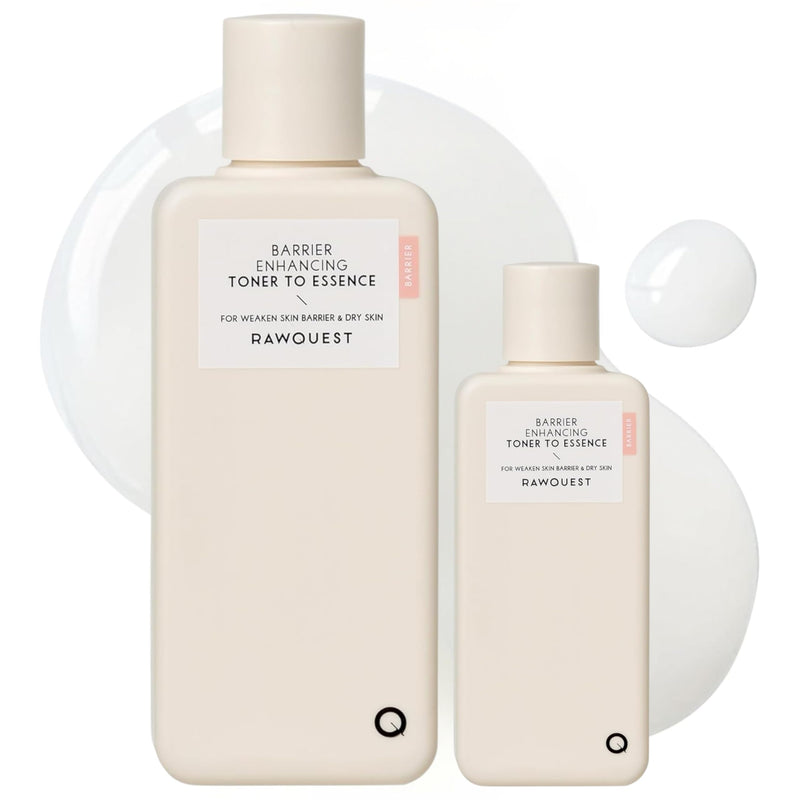 Barrier Enhancing Toner to Essence Bundle (50ml+200ml) | Moisturizing Lotion for Skin Barrier Repair, Glow & Soothing | Vegan Hypoallergenic Glass Skin Korean Skincare | Sensitive & Dry Skin