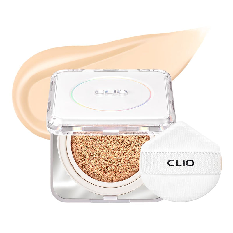 CLIO Kill Cover Founwear Cushion The Original – 20 Shades, Buildable Light to Medium Coverage, Natural Finish, Korean Makeup Foundation, Long-Lasting Skin Fit, 23N GINGER