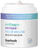 Baebody Collagen Retinol Snail Mucin Face Moisturizer with Hyaluronic Acid, Anti-Aging Face Cream for Fine Lines and Wrinkles, Anti-Wrinkle Cream for Face (1.7 fl oz)