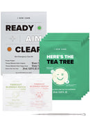 I DEW CARE Blemish Skincare Set - Ready Aim Clear | Face Mask & Acne Patch & Pimple Popper Tool, with Tea Tree Oil, Soothing & Hydrating, Treatment, Oily & Sensitive Skin
