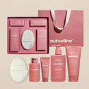 [AROMA NUT] Natural Body Care Gift Set Korean Skincare Firming Oil Wash 315ml + Body Lotion 200ml + Travel Sizes + Body Sponge | Moisturizing, Aromatherapy Spa Kit