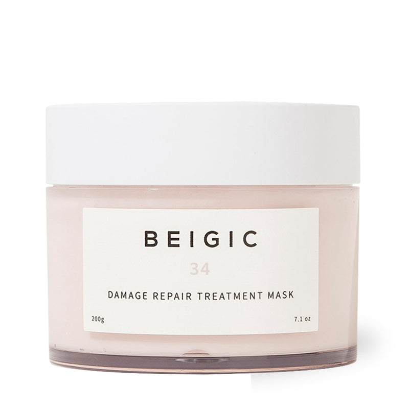 BEIGIC Damage Repair Treatment Mask - Vegan Silicone-free Deep Conditioning Hair Mask with Argan Oil & Vitamin E for Dry, Damaged, Thinning, Frizzy Hair (7.1 fl oz)
