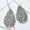 Retro wooden drop earrings female drop earrings carved exaggerated ear jewelry