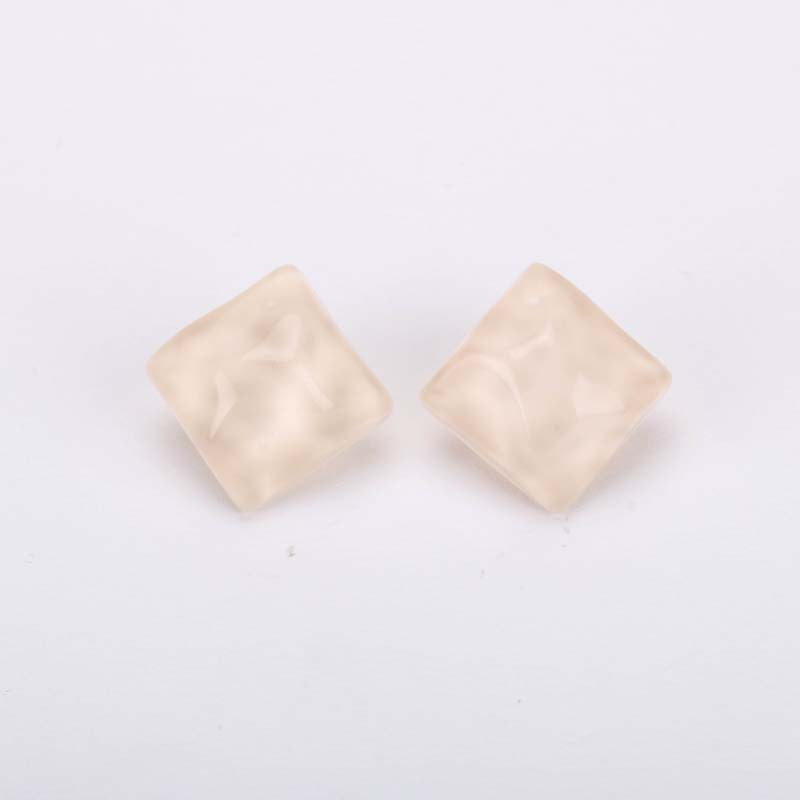 Silver Needle New Geometric Irregular Stud Earrings Dongdaemun