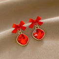 S925 Silver Needle Earrings New Style Luxurious And Fashionable Women