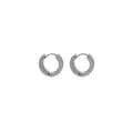 Stainless Steel Round Ear Buckle Hypoallergenic Earrings