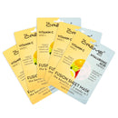 The Cr�me Shop - Vitamin C & Hyaluronic Acid Fusion Full Face Masks, Korean Facial Skin Care and Moisturizer - Hydrating, blackhead remover, scar cream Natural Beauty Essence - 5 Sheets Set