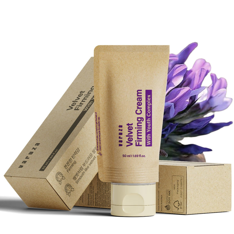 Velvet Firming Face Moisturizer - Bakuchiol Retinol Alternative Ceramide, Peptide - Anti Aging Wrinkle Cream for Face & Neck, Fragrance Free Unscented, Korean Skin Care