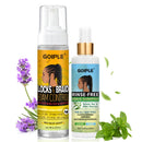 Braid Foam Control Mousse Braiding Mousse No-Water Braid Shampoo for Braids, Twist, Locs - Hair Foaming No Flake Extra Hold - Rinse-Free Dreadlock Shampoo for Build-Up, Odor, Itch & Flakes(2PCS)