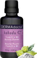 DERMAdoctor Kakadu C Dermatologist Formulated Triple C + B3 Booster Powder, Vitamin C Serum Booster and Niacinamide Pore Minimizer for Face, Active Skin Repair for Brightening and Refining - 0.33 oz