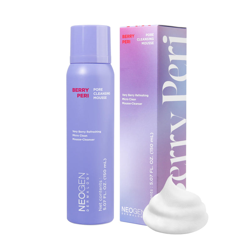 DERMALOGY by NEOGENLAB NEOGEN BERRYPERI PORE CLEANSING MOUSSE 5.07 oz / 150ml