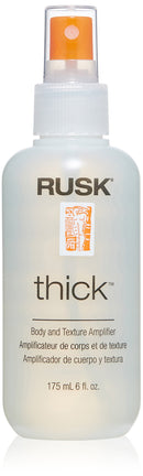 RUSK Designer Collection Thick Body and Texture Amplifier, Gives Hair Incredible Body, Creates Texture and Volume, Anyone with Fine, Limp, Lazy Hair